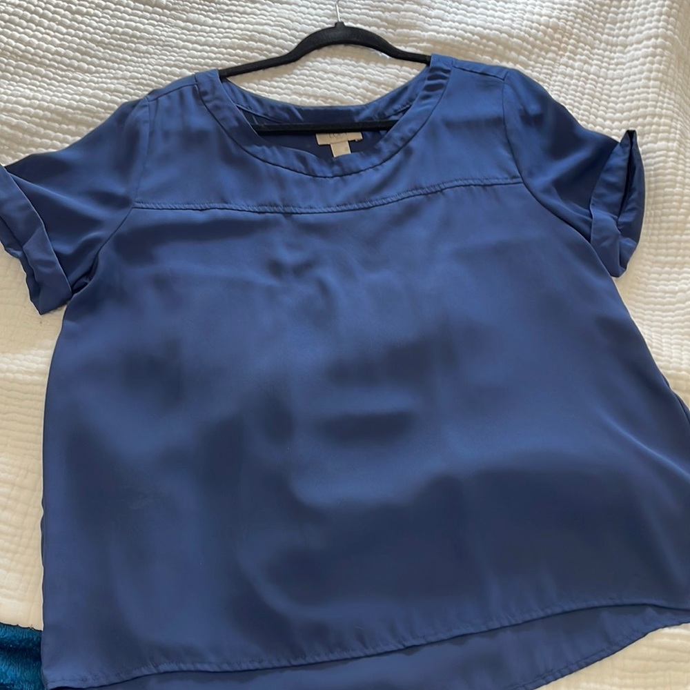 Navy blue blouse